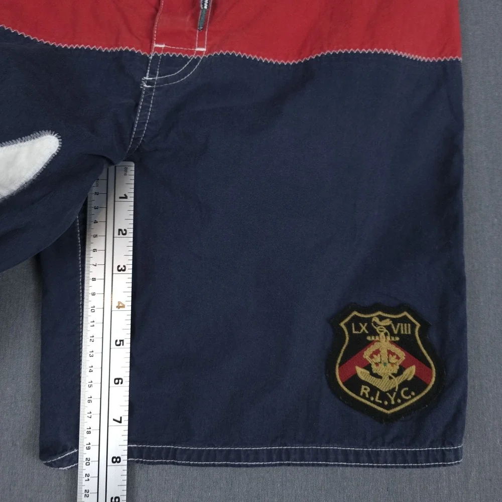 Polo Ralph Lauren Board Shorts Medium (32x8) Lined Swim Trunks Nautical Bleecker